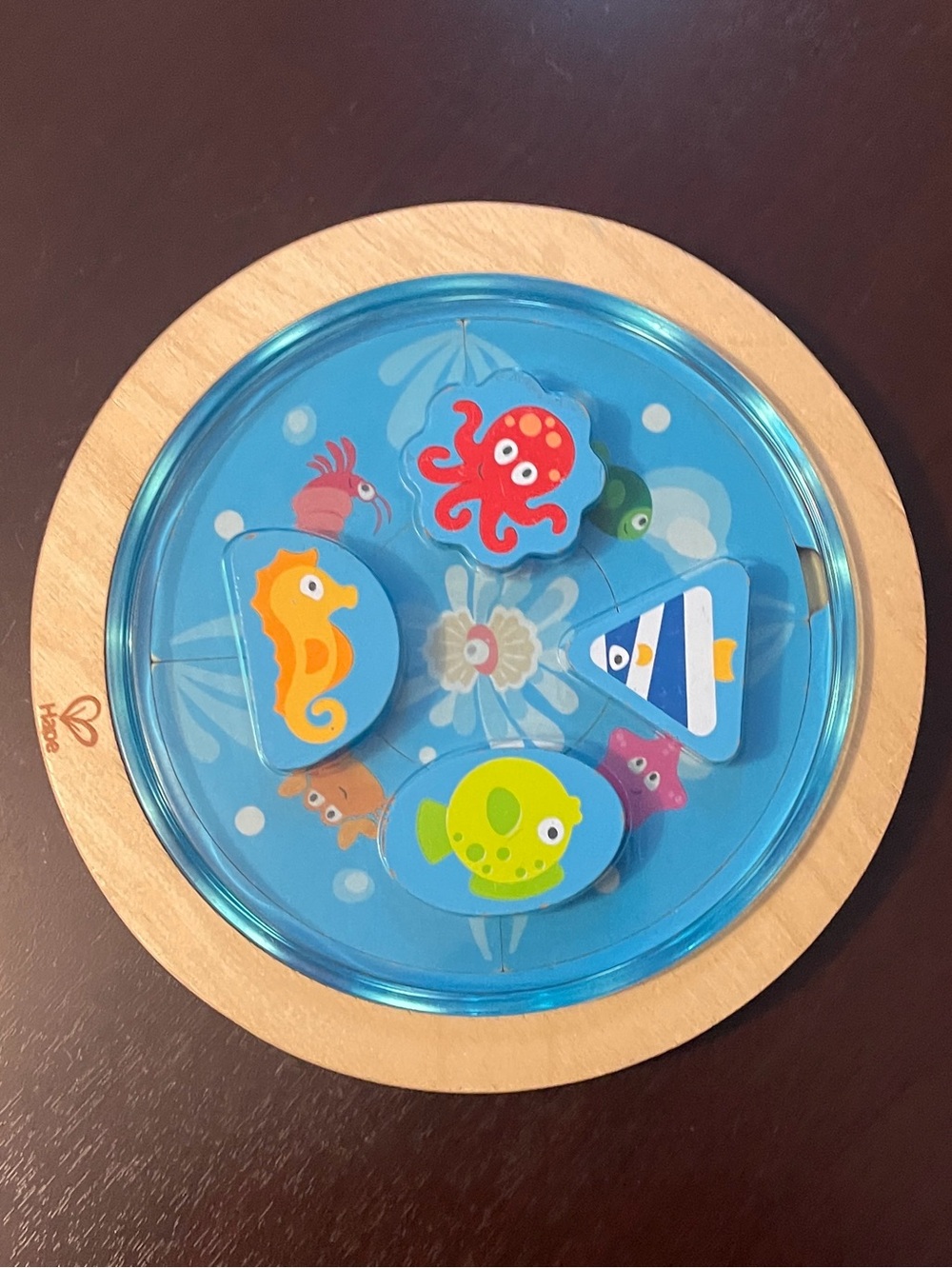 Hape Deep Sea Discovery Toddler Multi-Layered Wooden Puzzle